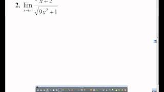 01.5 - Infinite Limits