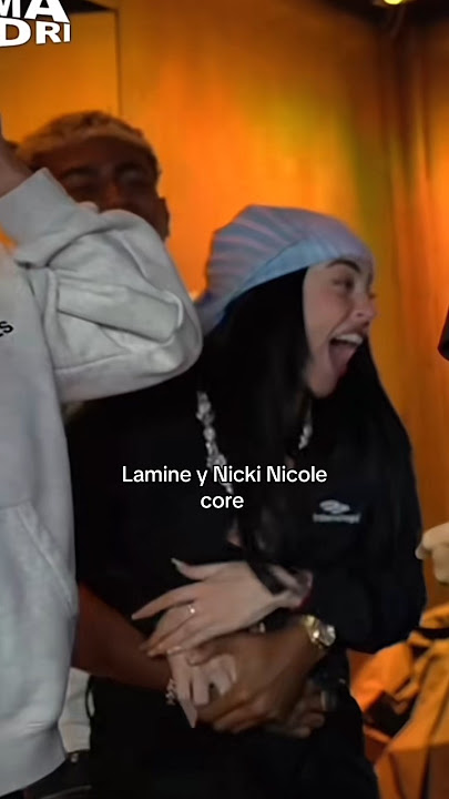 Lamine Yamal & Nicki Nicole 🙈 #lamineyamal #nicki #yamal #footballviral #footballshorts