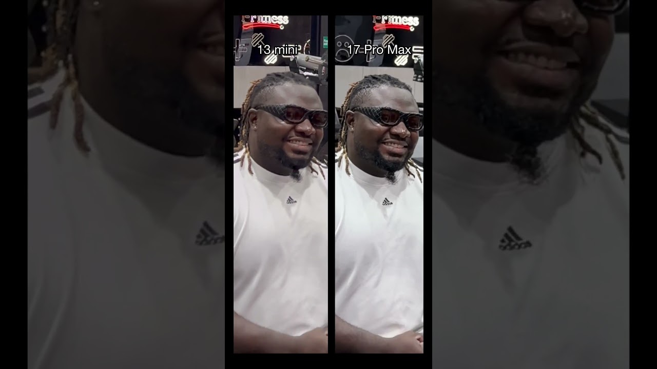 Сравнение видеокамер iPhone 17 Pro Max и iPhone 13 Mini