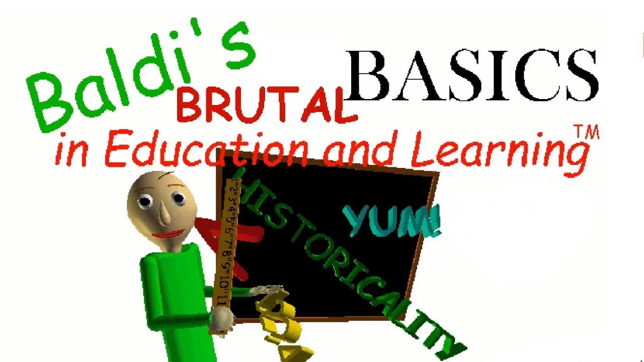 Baldi as seen in Baldi's Basics in Funkin, but it's badly made in  Anim8or! : r/BaldisBasicsEdu