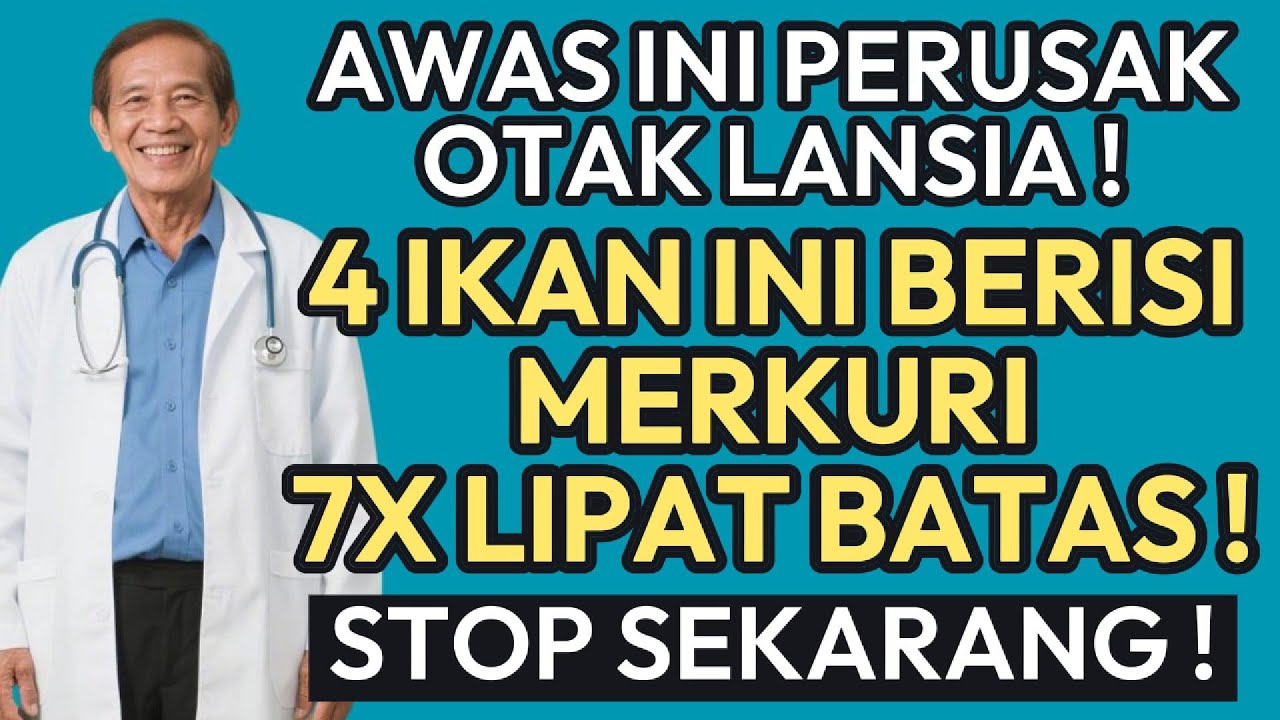 Usia 60+ Wajib Hati-Hati! 4 Jenis Ikan Ini Bisa Merusak Otak Lansia — Dokter Sarankan Gantinya