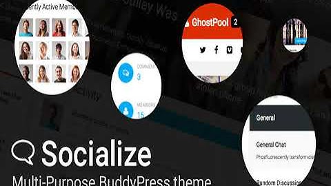 Socialize: Multi-Purpose BuddyPress Theme Full Download 2021