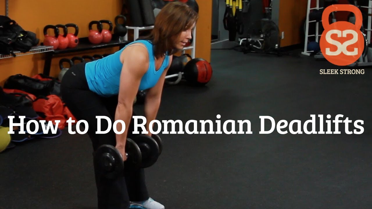 How to Do Romanian Deadlifts Sleek/Strong With Rachel Cosgrove YouTube