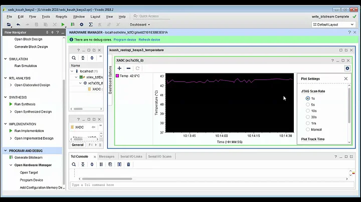 Design, Implement, and Visualize: XADC IP for FPGA Temperature Monitoring in Vivado