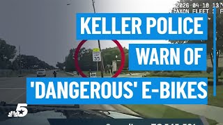 Keller police warn of ‘dangerous' teenage e-bike riders | NBCDFW