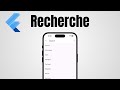 Faire une recherche simple avec flutter