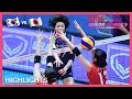 Korea vs Japan | Highlights | Semifinals | AVC Asian Senior Women's Volleyball Championship 2019
