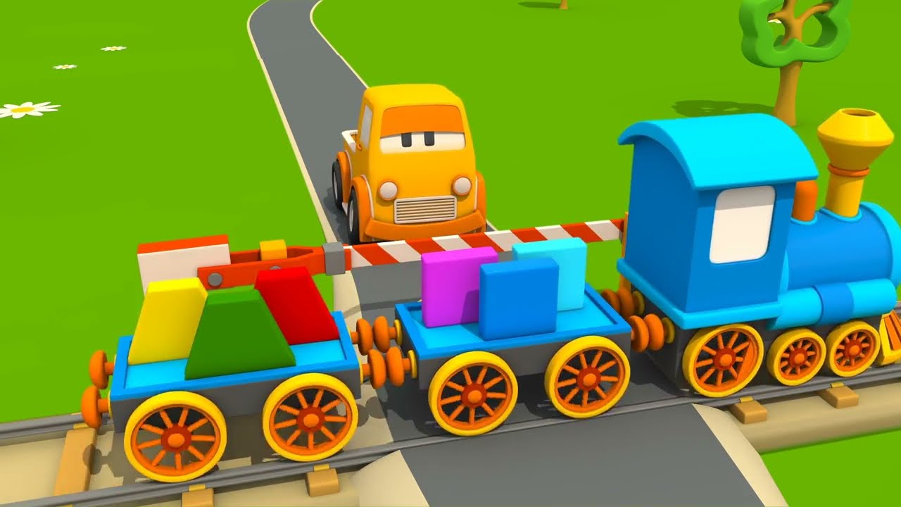 Shape Sorter Toys for Clever Cars: Fun Cartoon for Children