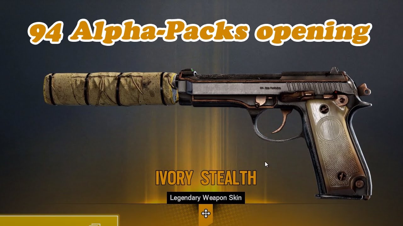 94 Alpha Pack Opening Legendary Ivory Stealth Skin Rainbow Six