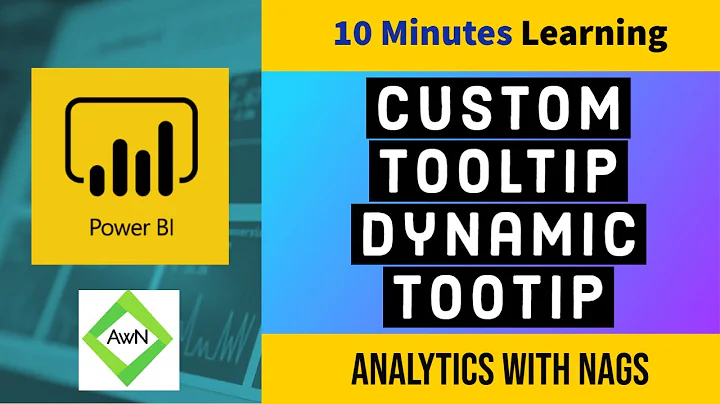 Power BI Tutorial (14/50) - How to Create Custom Tooltip or Dynamic Tootip