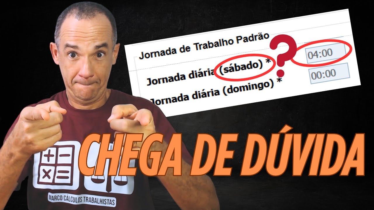 04:00h AOS SÁBADOS NA JORNADA  DIÁRIA PADRÃO: QUANDO DEVO MARCAR?