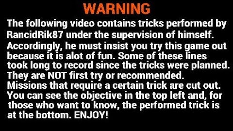 Session: Missions made into video parts 2