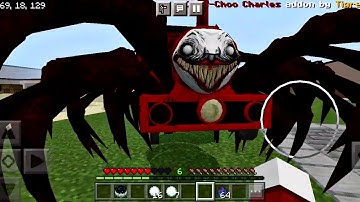 Realistic 3D Choo Choo Charles in Minecraft PE