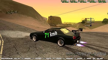 GTA San Andreas [SA-MP]--[UIF server]--[Drift Spot 1 run]