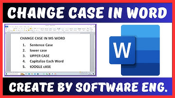 Change Case of Microsoft Word in Hindi Language | Change Case In Ms Word