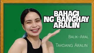 BAHAGI NG BANGHAY ARALIN | Tagalog