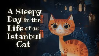 😺A Sleepy Day in the Life of an Istanbul Cat😺A Cute Sleepy Story | Bedtime Story for Grown Ups