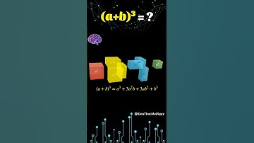 Chứng minh công thức (a+b)³ bằng hình học không gian #kienthuc #toanhoc #maths