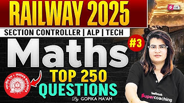 RRB Sectional Controller 2025 | RRB Section Controller Maths Class | Maths Exam Complete Strategy