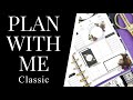 PLAN WITH ME // Classic Happy Planner// Flower Power