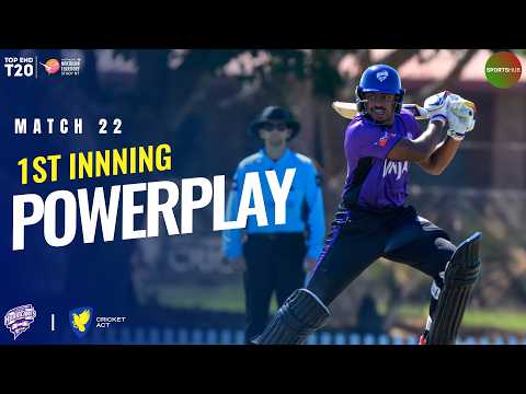 1st Innings Powerplay | Hurricanes vs ACT Comets | Top End T20 2026 | Match 22 | DXC | ZP1K