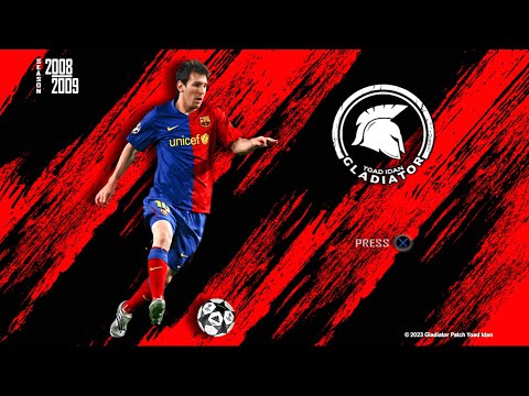 PES 6 New Gladiator Patch 2008 09 Review Gameplay Download Links 