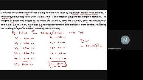 SEISMIC METHODS OF ANALYSIS EXAMPLES (III) : DESIGN OF REINFORCED CONCRETE STRUCTURES