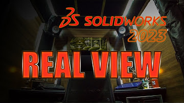 Activate Real View Graphics In SolidWorks 2023 (Ativar Real View No SolidWorks 2023)