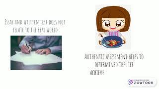 AUTHENTIC ASSESSMENT vs TRADITIONAL ASSESSMENT