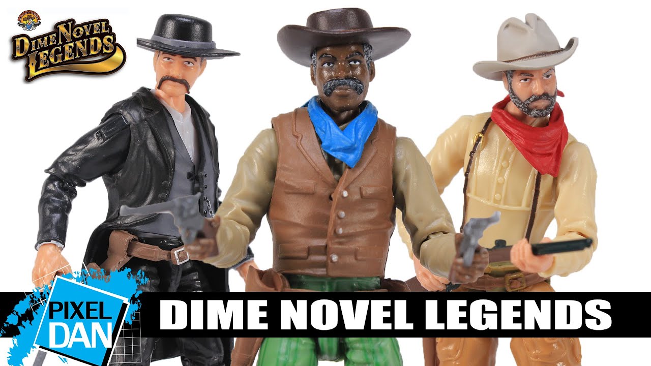 dime novel legends action figures