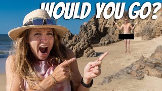 WE ACCIDENTALLY WENT TO A NUDE BEACH (Sayulita, Mexico) - YouTube