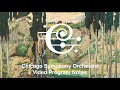 Salonen Conducts Daphnis &amp; Chloe Video Program Note