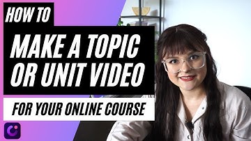 Make a Topic or Unit Video with DemoCreator | Online Teaching Tips