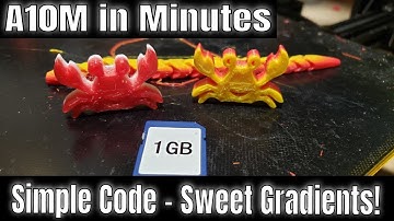 Tested! Groovy Gradient Prints via SD with the Marlin M166 Command 🤯