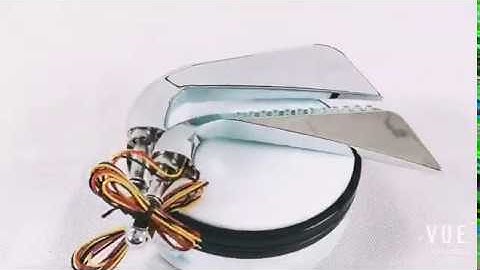 Axe LED Turn Signals Sequential Light Rearview Mirror Aluminum for Harley Davidson Road King