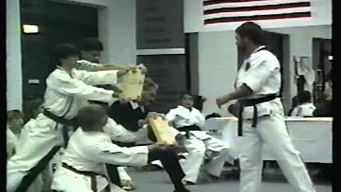 Robert Hardin Demo at Collierville Taekwondo 1990