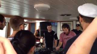 Kahn & Neek drop Wonder - What (Geeneus Remix) at Outlook Festival 2014 (boat party)