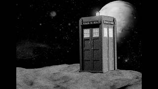 Moon Tardis Landing Intro & Planet Renders For Titles Sequence | TEST RENDER | #blender #blender3d