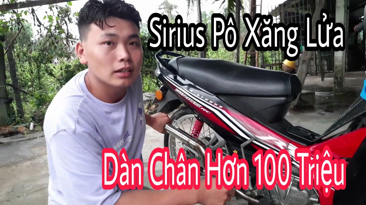 Sirius lên full pô xăng lửa || nguyên nhân buổi sáng xe nổ máy ra …