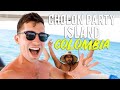 2021 TAKING A YACHT TO ISLA CHOLON COLOMBIA (Cholon Party Island)