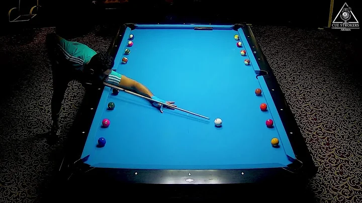Pool Drill by The Ghost 16 ball rotation drill | Cue Strokers Arabia