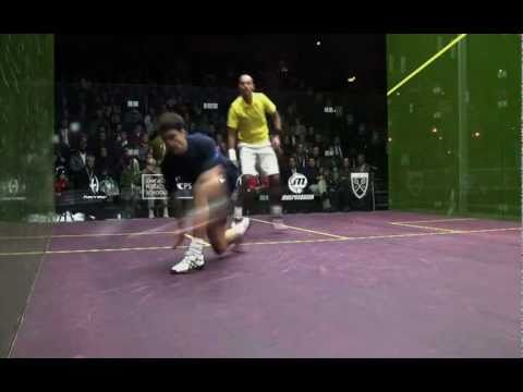 LJ Anjema vs Wael Hindi; 2010 METROsquash US Open ...