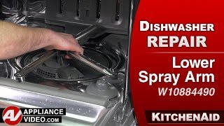 KitchenAid Dishwasher - Poor Cleaning - Lower Spray Arm Repair