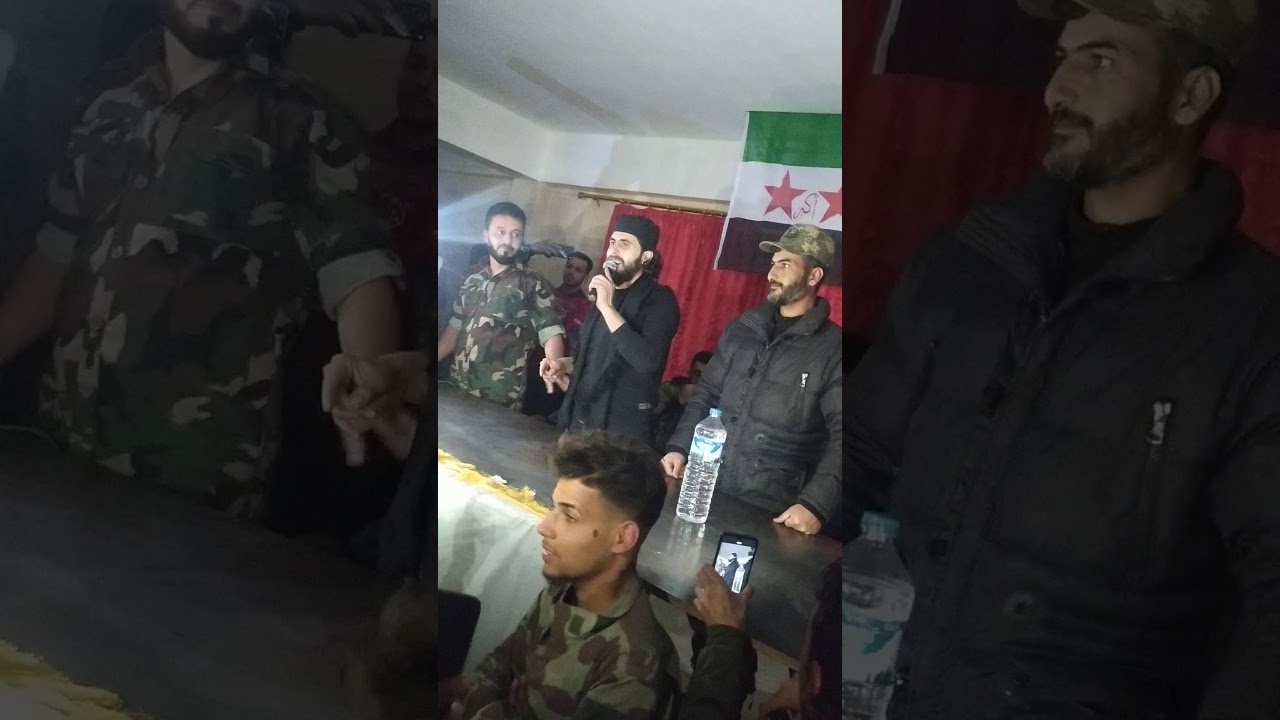 منشد الثورة: قاسم جاموس ابو وطن قرداحه ولع نارها ياحر زيد عيارها💝🌹