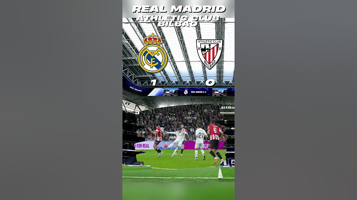 VICTORIA AGONICA DEL REAL MADRID 1 - 0 ATHLETIC CLUB BILBAO POR LA LIGA