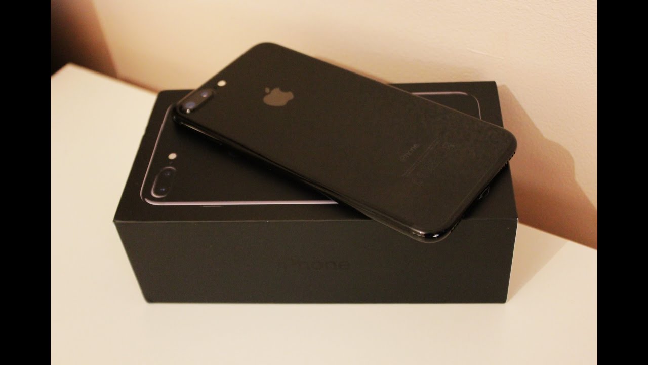 iPhone 7 Plus Jet Black - Unboxing [HD] - YouTube