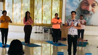 Standing warmup Yoga workout with Master Ajay Part-1 screenshot 1