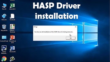 HASP Driver Installation | Inpage Driver Error Solved | Inpage Error