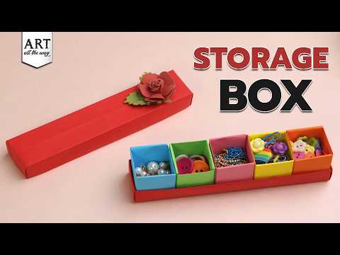 How to Make a Paper Storage Box | Useful Home Decor Craft