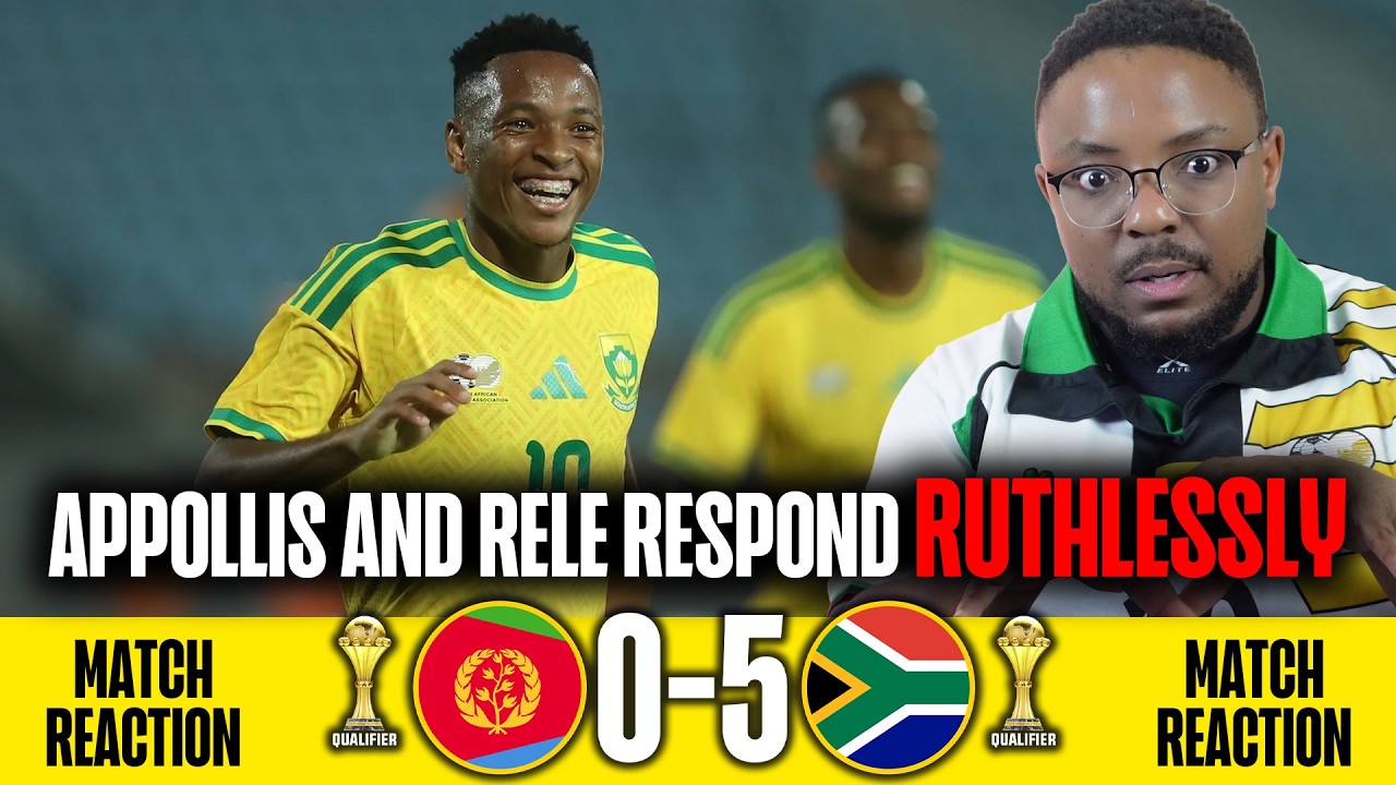 Bafana Adapts To Appollis and Mofokeng ❗Eritrea 0-5 Bafana Bafana | #afconqualifiers